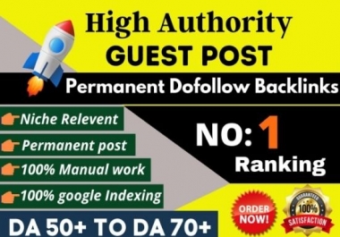 I will publish your articles on high traffic sites, high DA site