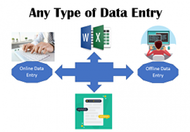 Professional Data manipulation,  entry,  extraction,  setting
