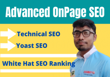 I will do on page seo and technical onpage optimization of wordpress website