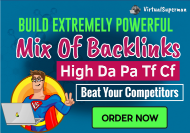 I will help you rank with high authority mix of SEO backlinks