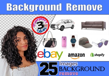 I will do image background removal and amazon listing