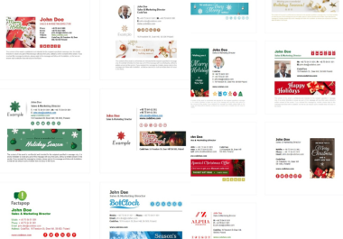 I will create Gmail signature and Animation email signature in just 5 minutes