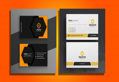Unique Business Card and Letterhead Design For Your Business Marketing