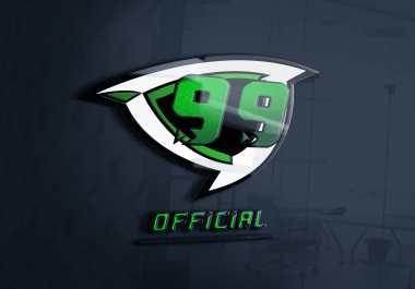 Beautiful 3d Wall Logo Design - Unique Designs