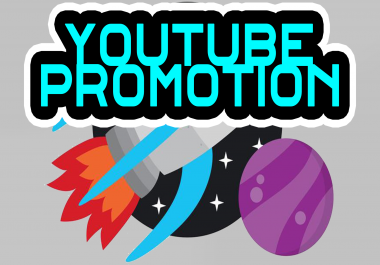 YouTube Chanel or Video Promotion Real Audience