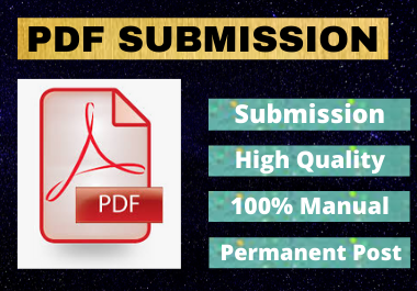 60 PDF Submission High Authority Website Permanent Dofollow Backlinks