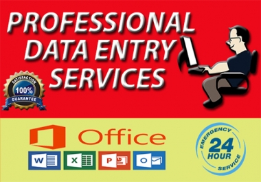 I will do data entry,  data collection,  excel or word