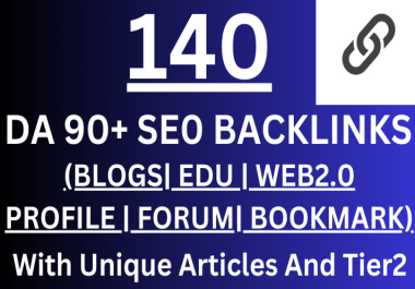 140+ High Da 90+ Seo Backlinks High Autrhority Backlinks to boost your website ranking for
