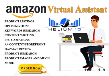 I will be your specialist amazon virtual assistant amazon fba VA