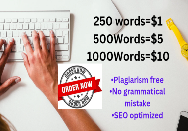 I will do SEO article writing,  content writing,  and blog post writing