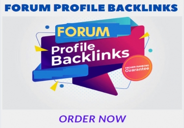 I will create 500 forum profiles backlinks to improve your website