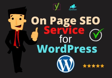 I will do wordpress on page seo optimization service for website ranking