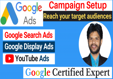 I will setup and manage Google Ads Campaign to make your business more profitable