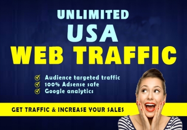 Unlimited Keyword Targeted USA Web Traffic By Google Search Engine
