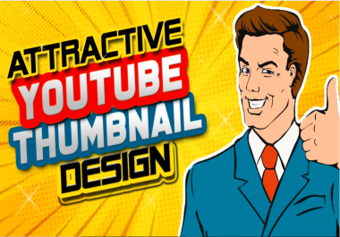 I will design attractive youtube thumbnails within 2 hours