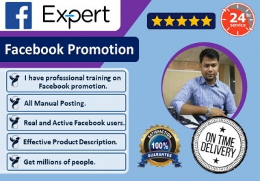 I will promote your Facebook Business page & maintain