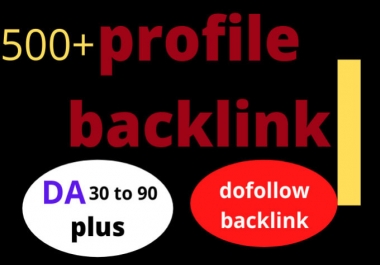 Get 350 High Quality SEO Profile Backlinks Manually Create