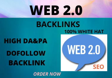 I will do 70 dofollow WEB 2.0 on High Authority Permanent Contextual Backlinks