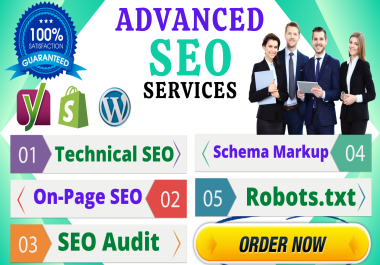 We will do wordpress on page SEO with yoast,  technical optimization website ranking