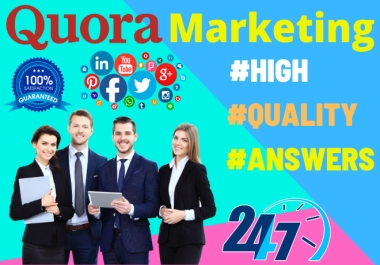 We will provide 50 HQ Quora Backlinks to get more traffic