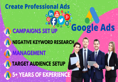 We will professionally manage and optimize your google ads campaign