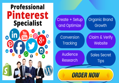 We will be your pinterest marketing and management specialist