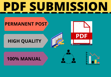 90 PDF Submission High Authority Low Spam Score Website Permanent Dofollow Backlinks