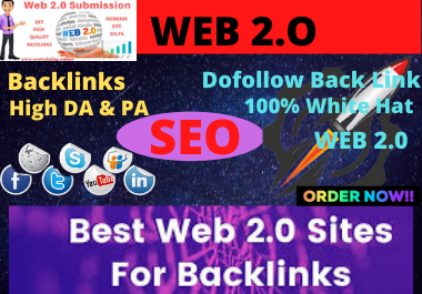 85 WEB 2.0 High Authority Permanent Contextual Backlinks White Hat SEO Link Building
