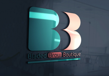 Design a professional 3d business logo and social media kit
