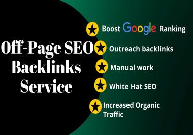 I will build monthly off page SEO do follow backlinks with white hat seo link building