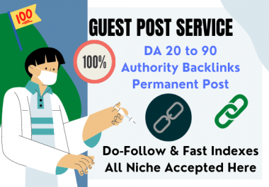 Backlinks by Guest Posting on High DA High Quality Health Sites