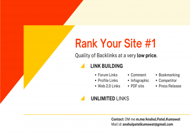 I will provide 100 Backlinks Best High Quality Links to Grow your Site