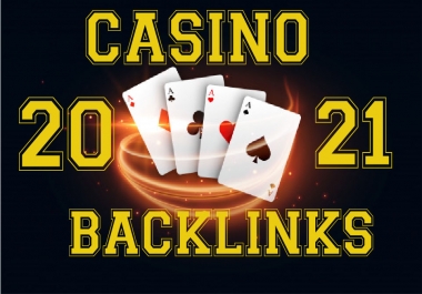 I will provide 30 DA 70+ High Quality CASINO,  GAMBLING,  POKER Related PBN Backlinks