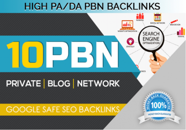 I drive 12 PBN DA 50+ high quality PBN Dofollow Backlinks