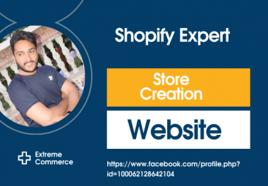 I will Create Shopify Store and Shopify website