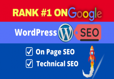 I will do Onsite SEO and Technical SEO of your wordpress website 3 Pages in 24 hours