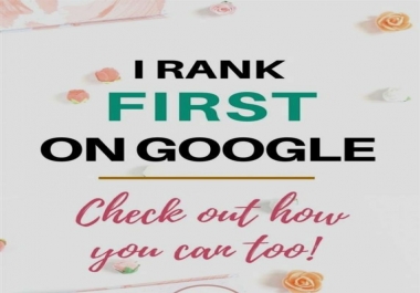 Best SEO strategy 2021,  rank your website on google