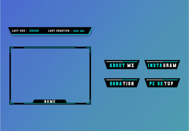 Your Customized TWITCH OVERLAYS