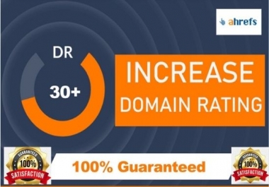 I will increase domain rating dr30+