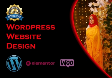 Design wordpress website,  landing page
