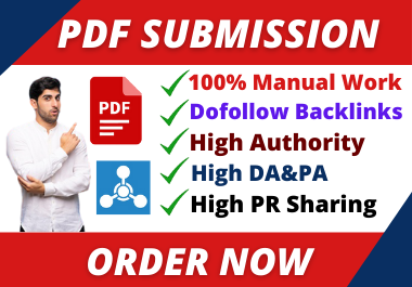 Top 75 pdf submission to high authority website