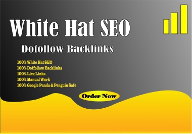 I Will Boost Your White Hat SEO with 100 Mix High Authority Dofollow Backlinks