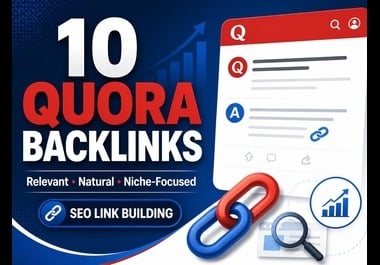I Will Build 10 Quora Backlinks for Your Website