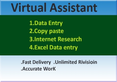 i will do data entry,  copy past and typing work correctly