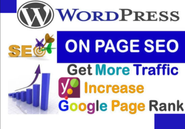 Complete 7 on page SEO for your WordPress website