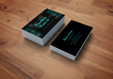 I will do design double sided business card print ready files
