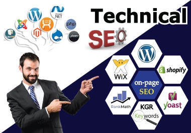 I will do technical onpage seo services for all website