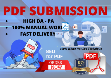 Super Quality 70 PDF or Docs Submission to high authority low spam website white has