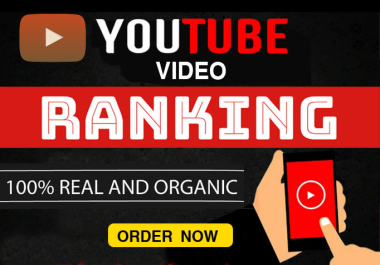 I will do organic promotion of your youtube video