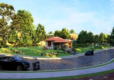 3D Architectural Visualization House Design Interior Exterior